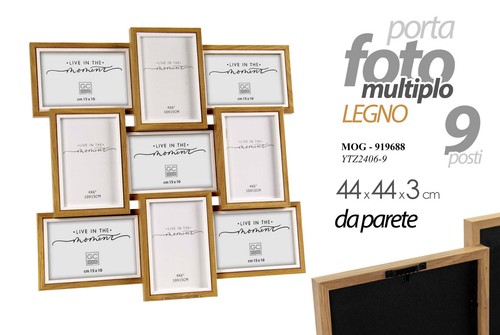 Portafoto multiplo parete - portafoto,