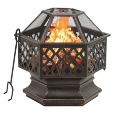 Fire Pit Rustico Acciaio