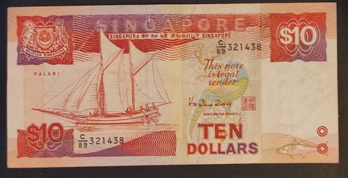 Singapore banconota 10 - singapore,
