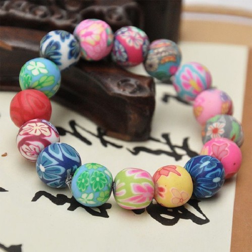 Bracciale perline stile etnico - bracciale,