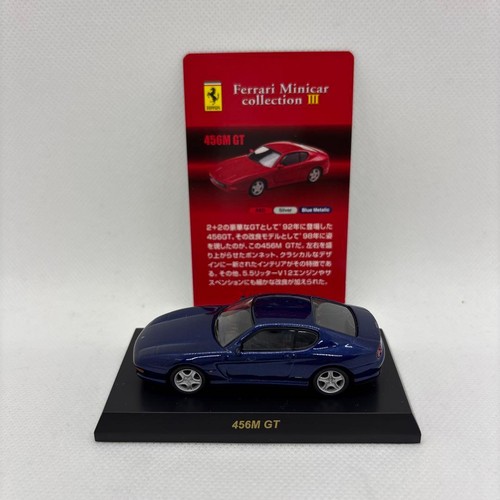 Kyosho ferrari 456m blue - gt,