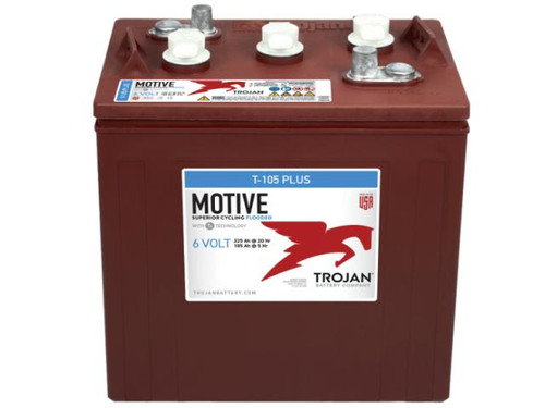 Batteria trojan 105 6 - batteria, +