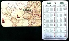 ROLEX CALENDAR 1984 1985