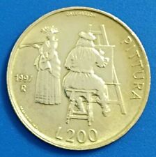 ?? SAN MARINO ?? COIN MONETA PRE EURO 200 LIRE 1997 PITTURA 