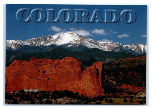 Cartolina pikes peak kissing - peak,