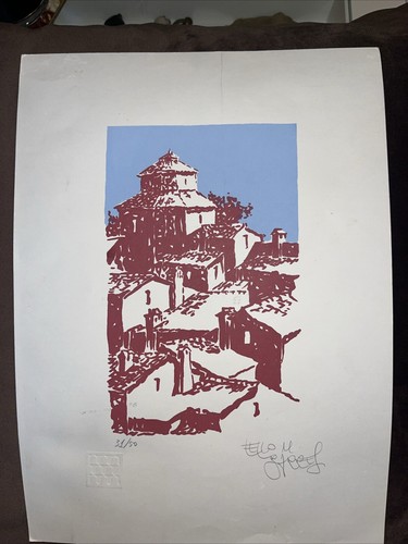 Serigrafia lello barresi - m.,