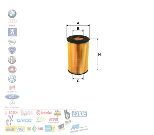 Filtro olio mercedes classe - olio, c