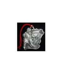 GIBSON GUITAR CHRISTMAS PEWTER 1998 PERE NOEL ES 1275 GUITARE SANTA KLAUS GENUIN