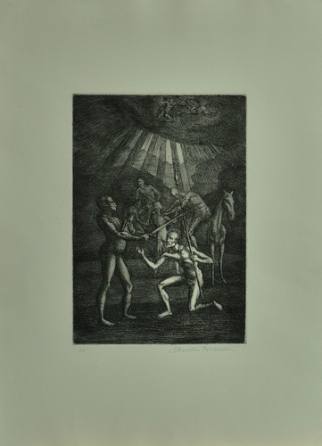 Marcello tommasi incisione - marcello,