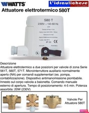 Watts Attuatore Elettrotermico