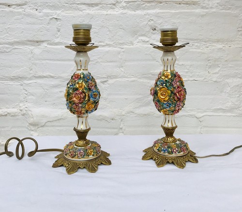 Coppia antiche lampade - coppia,