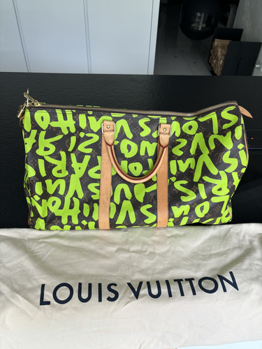 Louis vuitton keepall - louis, graffiti