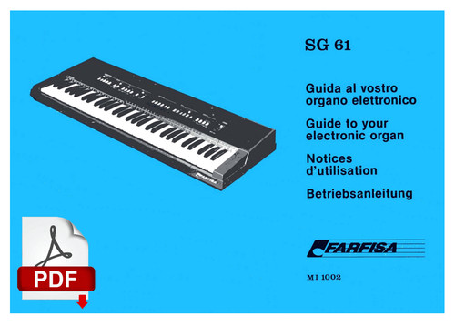 Farfisa service manual - service,