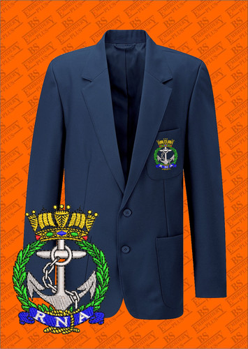 Blazer crestato ricamato - crestato,