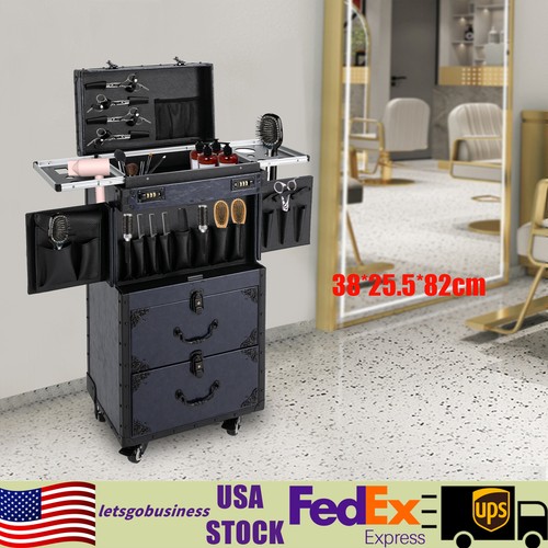 Rolling makeup case trolley - rolling,