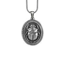 Collana Scarabeo Argento