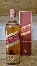1X Whisky Johnnie Walker Red Label 75cl 40% imp. Wax&Vitale anni 70