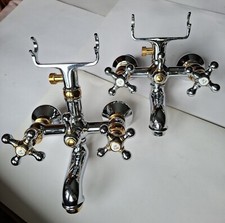 Fratelli Frattini Gruppo Esterno per vasca Rubinetto Vasca Da Bagno cromato-oro