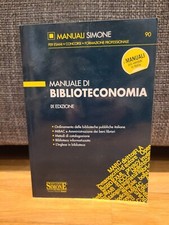 Manuale biblioteconomia ix - di, biblioteconomia,