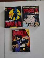 Lotto 3 Libri Diabolik – Giussani: Mille Volti, Passione, II–2004