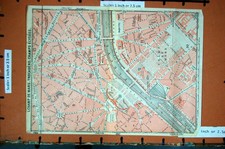 Vecchia Stampa Vintage Mappa