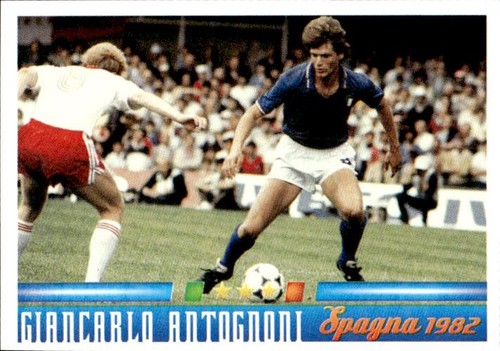 Figurina azzurro mondiale - figurina,