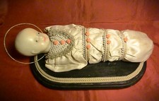 ANTICO GESU' BAMBINO/ BAMBINELLO IN CERA – 1800/XIX – BOLOGNA “DIVINO INFANTE”