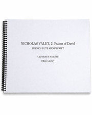 Nicholas Valet 21 Psalms of