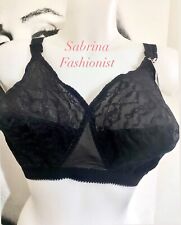 ? REGGISENO VINTAGE TG.8 C PLAYTEX PIZZO NERO ELEGANTE
