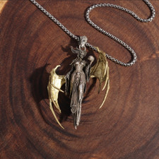 Collana con ciondolo Hell