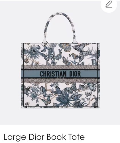 Dior book tote white pastel - dior, &