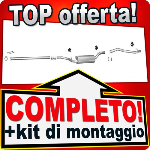 Scarico completo per mazda i - completo,