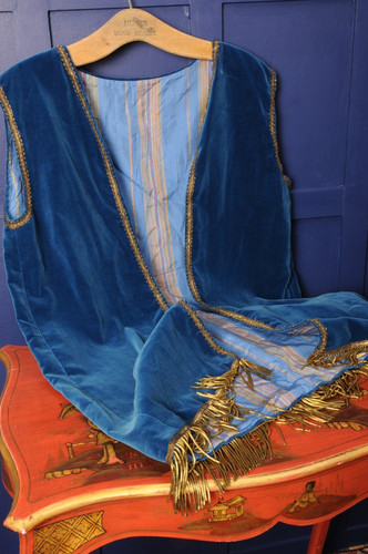 Antico gilet vintage seta