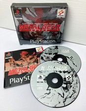 METAL GEAR SOLID - Gioco nero completo Sony PlayStation 1 (PS1 PAL UK) (1998)