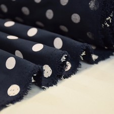 Penny grande blu navy stampa a