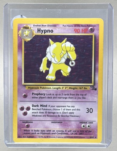 Hypno 1999 pokemon fossil 8 - 1999, #8
