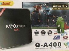 DECODER BOX ANDROID MXQ PRO 4K WIFI ANDROID 11 SMART TV 4GB 64GB 4K FULL HD