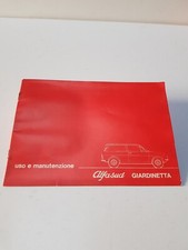 Manuale uso e manutenzione Alfa Romeo AlfaSud Giardinetta nuovo originale ed '75
