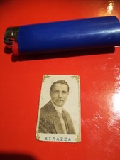 RARA FIGURINA !! GILDO STRAZZA (PILOTA AUTOMOBILISTICO) EDIZ. GENTILINI 1933