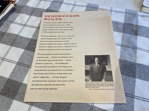 Hendrickson camion brochure