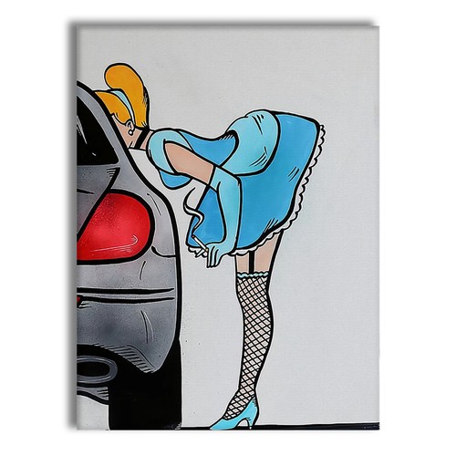 The road quadro canvas - -,