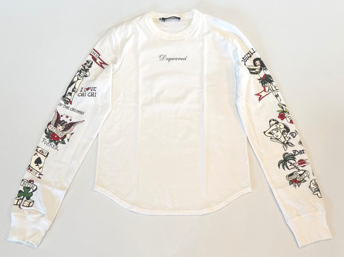 Maglia manica lunga tatuaggio
