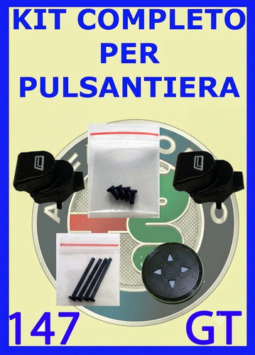 Kit completo pulsantiera alfa - completo,