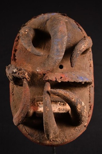 Autentica maschera africana - un'autentica,
