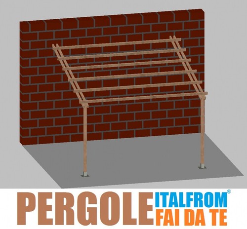 Pergola legno impregnato - pergola, in