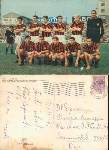 Squadra milan 1967 - milan, 1967/68