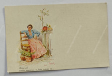 cn1055 cartolina napoli o cunto e mariarosa illustratore scoppetta