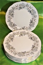 PIATTO DA PRANZO D.26,5CM ROYAL ALBERT SILVER MAPLE ENGLAND (303C)