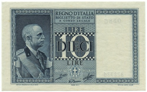 Lire biglietto stato - 10, di