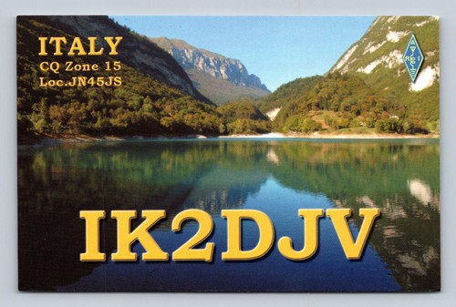 Radioamatore qsl ik2djv - ik2djv, italia